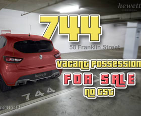 Parking / Car Space commercial property for sale at 744/58 Franklin Street Melbourne VIC 3000