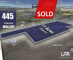 Showrooms / Bulky Goods commercial property for sale at 445 EPPING ROAD Wollert VIC 3750