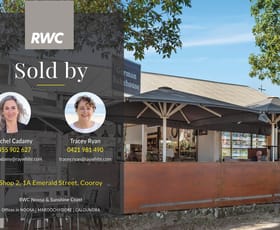Shop & Retail commercial property sold at Shop 2/1A Emerald Street Cooroy QLD 4563