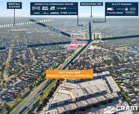 Factory, Warehouse & Industrial commercial property leased at 3/830-850 Princes Highway Springvale VIC 3171