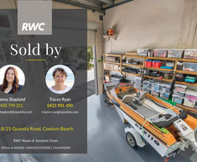 Factory, Warehouse & Industrial commercial property sold at Unit 18/25 Quanda Road Coolum Beach QLD 4573