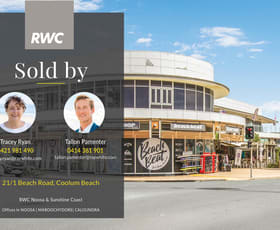 Offices commercial property sold at Suite 21/1 Beach Road Coolum Beach QLD 4573