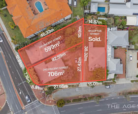Development / Land commercial property for sale at 241 & 243 Vincent Street West Perth WA 6005