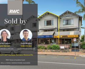 Shop & Retail commercial property sold at Lot 27/187 Gympie Terrace Noosaville QLD 4566