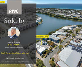 Offices commercial property sold at Suite 2/40 Technology Drive Warana QLD 4575