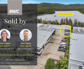 Factory, Warehouse & Industrial commercial property sold at Unit 6/50 Lysaght Street Coolum Beach QLD 4573