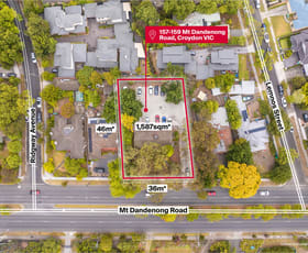 Development / Land commercial property for sale at 157-159 Mt Dandenong Road Croydon VIC 3136