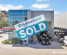 Factory, Warehouse & Industrial commercial property sold at 20/463A Somerville Road Brooklyn VIC 3012