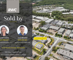 Factory, Warehouse & Industrial commercial property for sale at 1/19 Action Street Noosaville QLD 4566