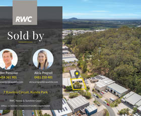 Factory, Warehouse & Industrial commercial property sold at 7 Rawlins Circuit Kunda Park QLD 4556