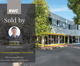 Offices commercial property sold at Suite 5/6 Bottlebrush Avenue Noosa Heads QLD 4567
