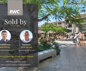 Shop & Retail commercial property for sale at Lot 5/32 Hastings Street Noosa Heads QLD 4567