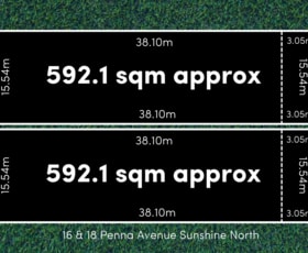 Development / Land commercial property for sale at 16 & 18 Penna Avenue Sunshine North VIC 3020