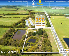 Development / Land commercial property for sale at 350 Coombes Road Freshwater Creek VIC 3217
