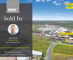 Development / Land commercial property sold at Lot 55 Commercial Drive Maryborough West QLD 4650