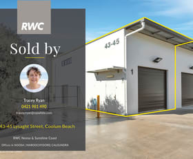 Factory, Warehouse & Industrial commercial property for sale at Unit 1/43-45 Lysaght Street Coolum Beach QLD 4573