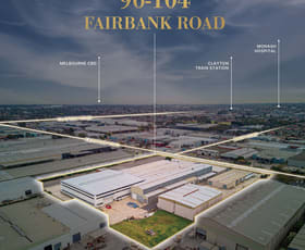 Factory, Warehouse & Industrial commercial property for sale at 96 Fairbank Road Clayton South VIC 3169