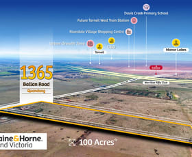 Development / Land commercial property for sale at 1365 Ballan Road Quandong VIC 3030