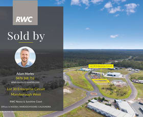 Development / Land commercial property for sale at Lot 30 Enterprise Circuit Maryborough West QLD 4650