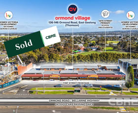Shop & Retail commercial property sold at Ormond Village 136-146 Ormond Road East Geelong VIC 3219