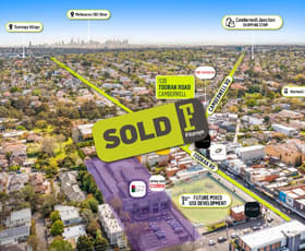 Development / Land commercial property sold at 1120 Toorak Road Camberwell VIC 3124