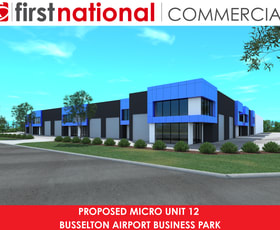 Factory, Warehouse & Industrial commercial property for sale at Proposed Micro Unit 12, 22-25 Busselton Airport Business Park Yalyalup WA 6280