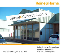 Shop & Retail commercial property leased at 1/9 Robinson Road Rockingham WA 6168