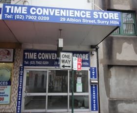 Shop & Retail commercial property leased at 29 Albion Street Surry Hills NSW 2010