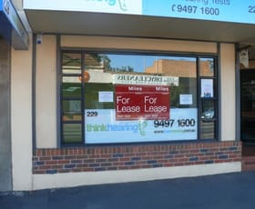 Shop & Retail commercial property leased at 229 Lower Heidelberg Road Ivanhoe East VIC 3079