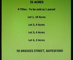 Rural / Farming commercial property for sale at 70 Bridges Street Batesford VIC 3221