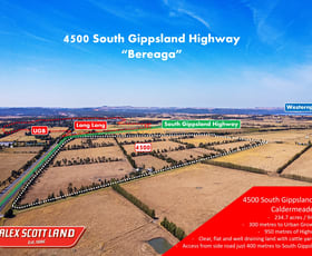Rural / Farming commercial property for sale at 4500 South Gippsland Highway Caldermeade VIC 3984