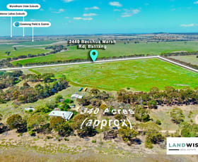 Rural / Farming commercial property sold at 2440 bacchus Marsh road Balliang VIC 3340