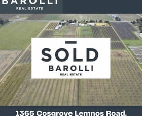 Rural / Farming commercial property sold at 1365 Cosgrove-Lemnos Road Lemnos VIC 3631