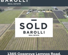 Rural / Farming commercial property sold at 1365 Cosgrove-Lemnos Road Lemnos VIC 3631