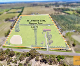 Rural / Farming commercial property for sale at 125 Duncans Lane Diggers Rest VIC 3427