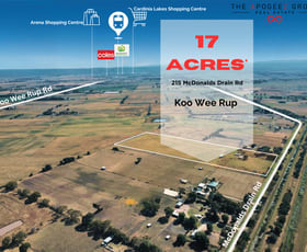 Rural / Farming commercial property for sale at 215 McDonalds Drain Road Koo Wee Rup VIC 3981