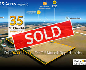 Rural / Farming commercial property for sale at 35 St Johns Road Bulla VIC 3428