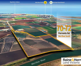 Rural / Farming commercial property for sale at 70-72 Farrants Road Werribee South VIC 3030