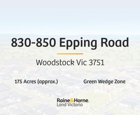 Rural / Farming commercial property for sale at 830 & 850 Epping Road Woodstock VIC 3751