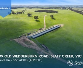 Rural / Farming commercial property for sale at 499 Old Wedderburn Road Slaty Creek VIC 3477