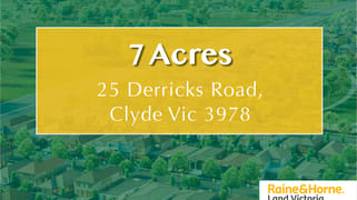 25 Derricks Road Clyde VIC 3978