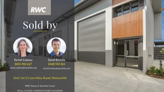Unit 16/11 Leo Alley Road Noosaville QLD 4566