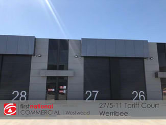 Factory, Warehouse & Industrial commercial property leased at 27/5-11 Tariff Court Werribee VIC 3030