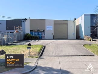 Factory, Warehouse & Industrial commercial property leased at 2/39 GATWICK ROAD Bayswater North VIC 3153 Factory, Warehouse & Industrial commercial property leased at 2/39 GATWICK ROAD Bayswater North VIC 3153