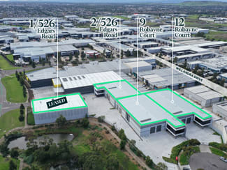 Factory, Warehouse & Industrial commercial property for lease at 9 & 12 Robayne Court & Units 1 and 2/526 Edgars Road Epping VIC 3076 Factory, Warehouse & Industrial commercial property for lease at 9 & 12 Robayne Court & Units 1 and 2/526 Edgars Road Epping VIC 3076