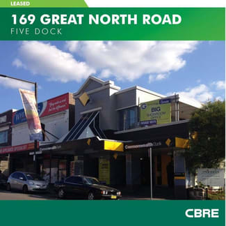 Offices commercial property leased at 169 Great North Road Five Dock NSW 2046