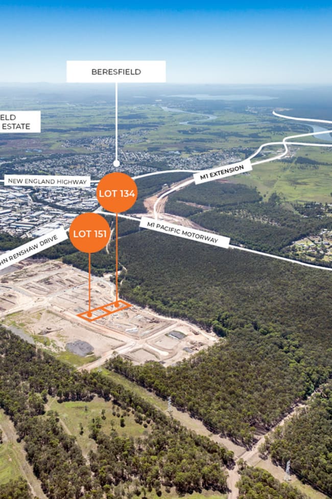 Proposed Lot 134/Viney Creek Dr & 151 Imperial Avenue Black Hill NSW 2322