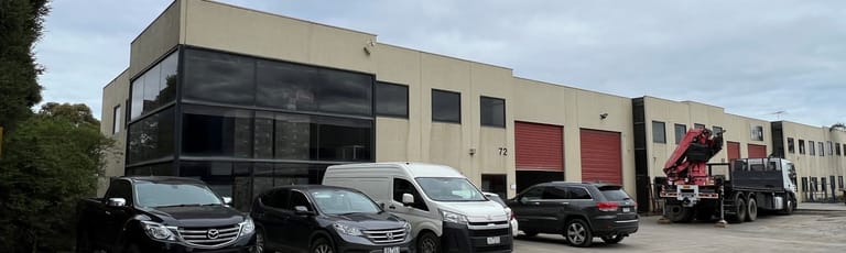 Factory, Warehouse & Industrial commercial property for lease at 72/266 Osborne Avenue Clayton South VIC 3169