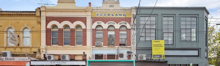 Shop & Retail commercial property for lease at 543 High Street Prahran VIC 3181