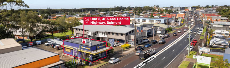 Showrooms / Bulky Goods commercial property for lease at Shop 3/467-469 Pacific Highway Belmont NSW 2280